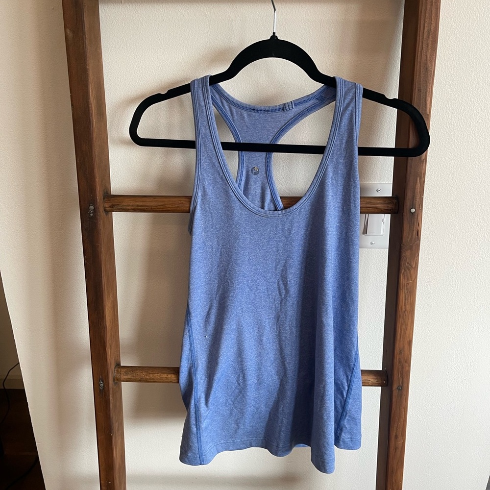 Blue Women's Workout Exercise Tank Top in Size S